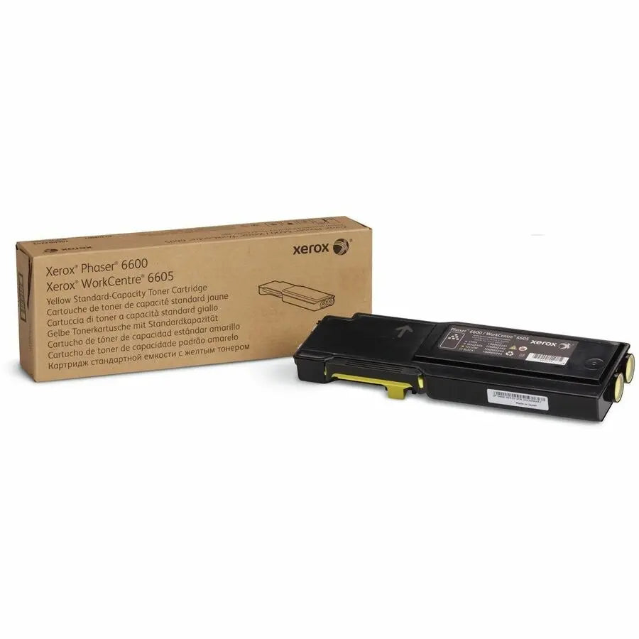 Xerox Genuine Phaser 6600 & WorkCentre 6605 Yellow Toner Cartridge (Part 106R02243)