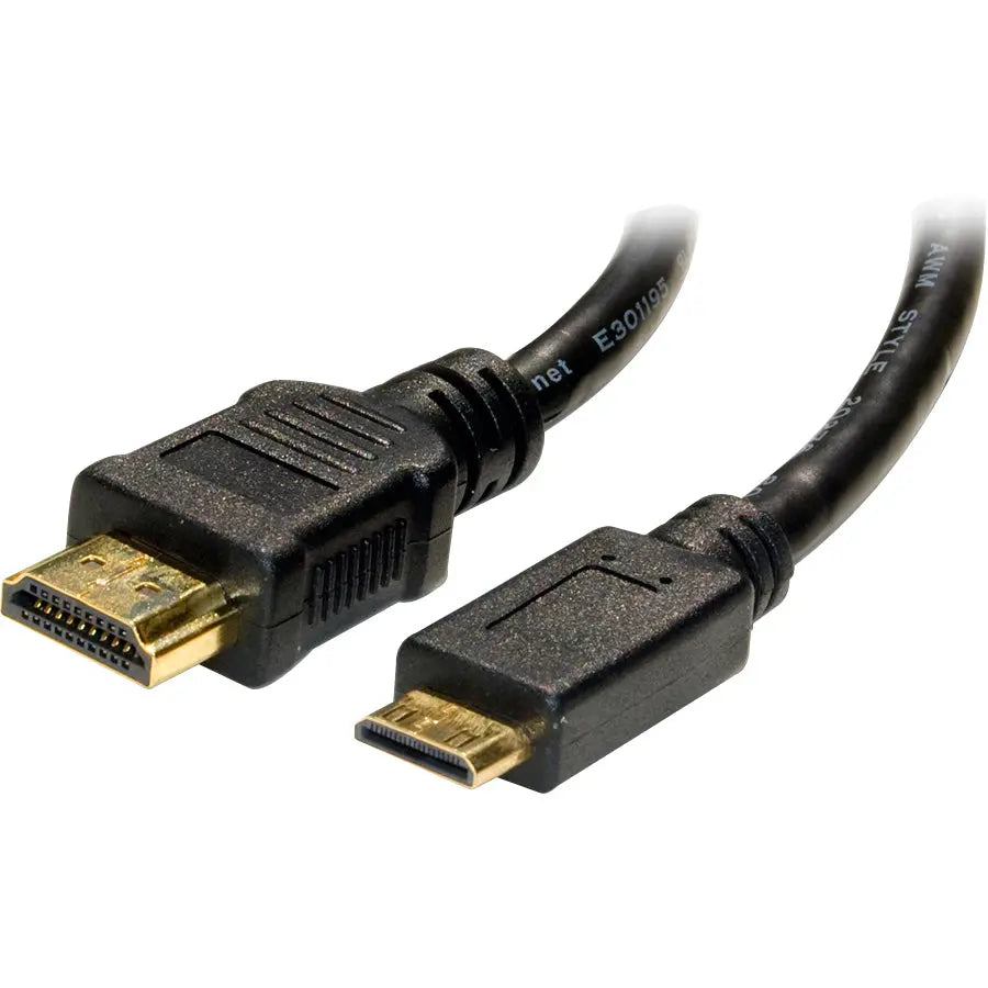 4XEM 10ft Mini HDMI to HDMI Male-to-Male Adapter Cable - High-Definition A/V Connection