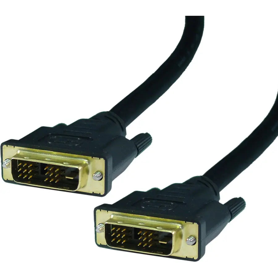 4XEM 6ft DVI-D Single Link Male to Male Digital Video Cable - High-Performance Connection for Home and Professional Use