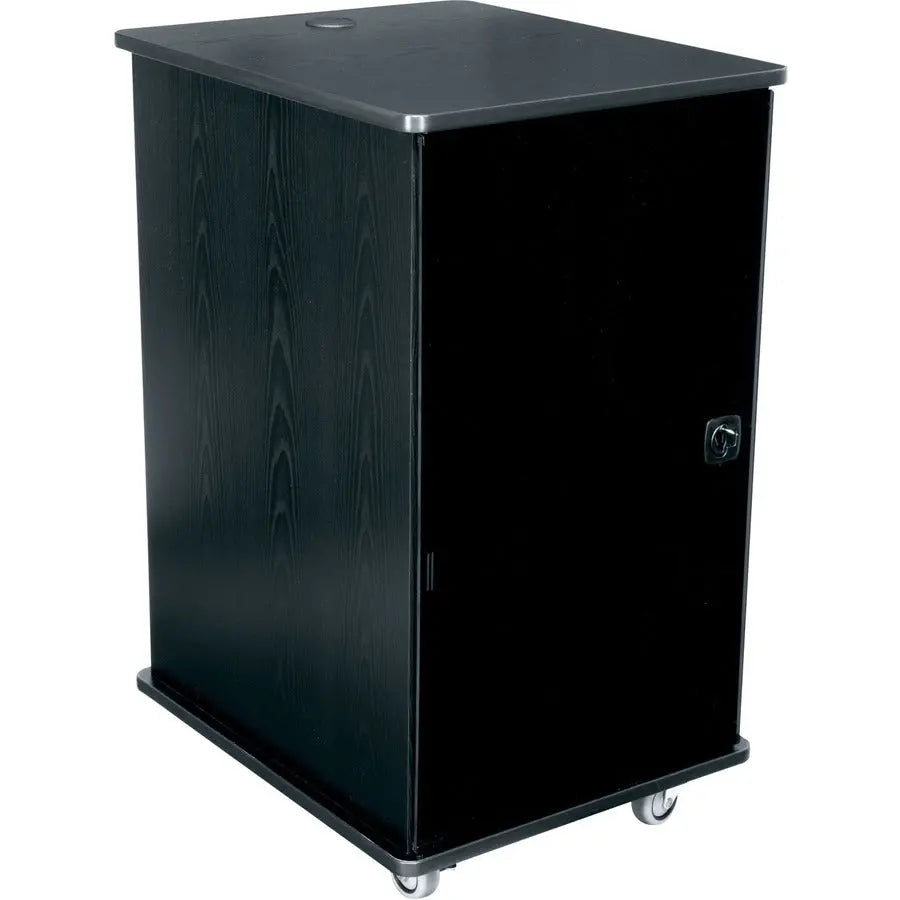 Legrand MFR Series Rack MFR-2027GE Floor Standing Storage Cabinet in Grained Ebony Ash