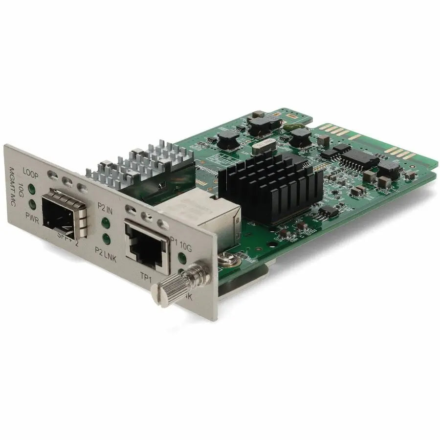 AddOn 10GBase-TX to OpenSFP+ Port Managed Media Converter Card (Part Number: ADD-MCC10GRJSFP)