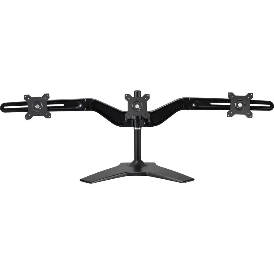 Amer Mounts AMR3S Stand-Based Triple Monitor Mount for 15-24 inch LCD/LED Screens
