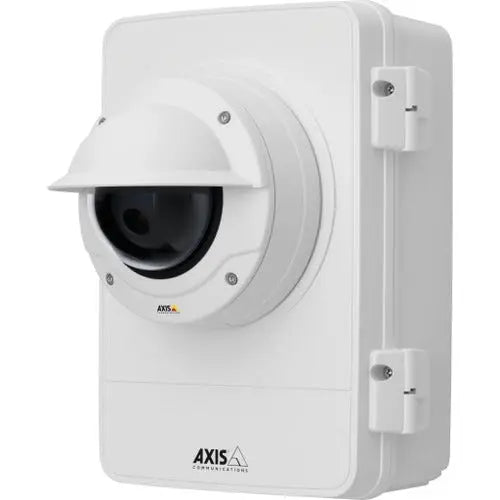 Axis T98A17-VE Wall Mount Surveillance Cabinet for Axis Cameras - White, TAA Compliant