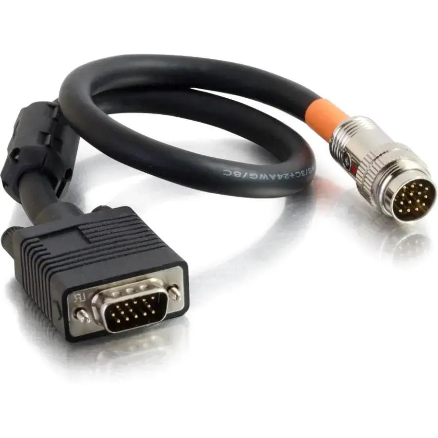 C2G 1.5ft RapidRun VGA (HD15) Flying Lead - High-Quality In-Wall Video Connection by Legrand Group by Legrand Group