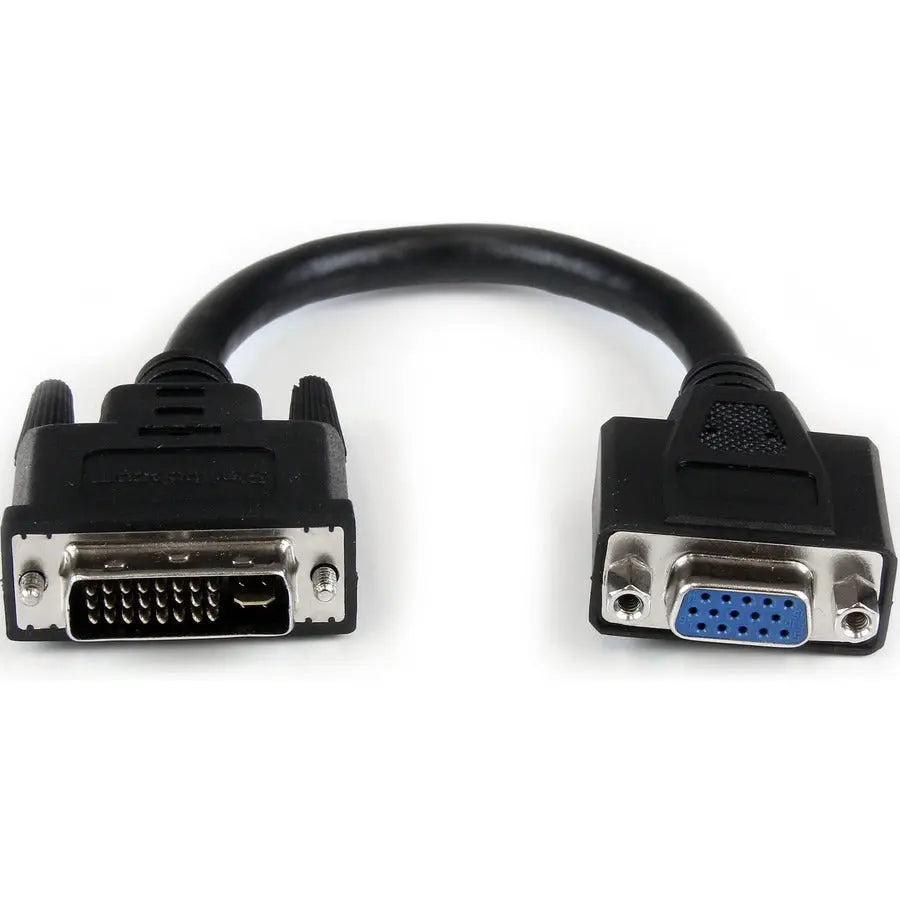 StarTech.com 8-inch DVI to VGA Cable Adapter - DVI-I Male to VGA Female