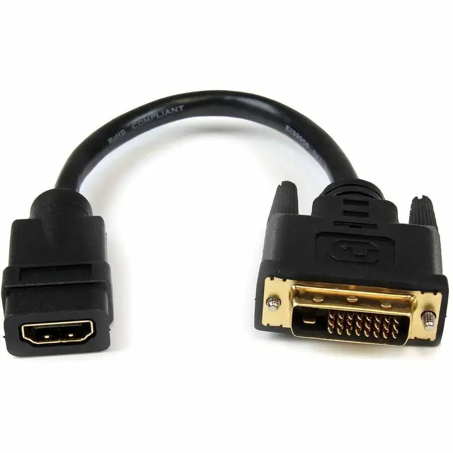 StarTech.com 8in HDMI to DVI-D Video Cable Adapter - HDMI Female to DVI-D Male by StarTech.com