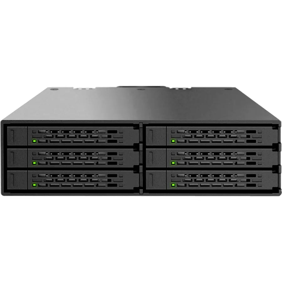 Icy Dock MB996SP-6SB 6-in-1 SATA Hot Swap Backplane RAID Cage for Efficient Storage Expansion