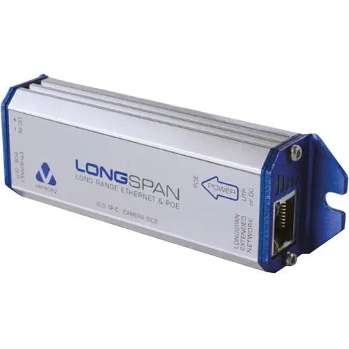 Veracity Long Range Ethernet and PoE Network Extender - VLS-1P-C
