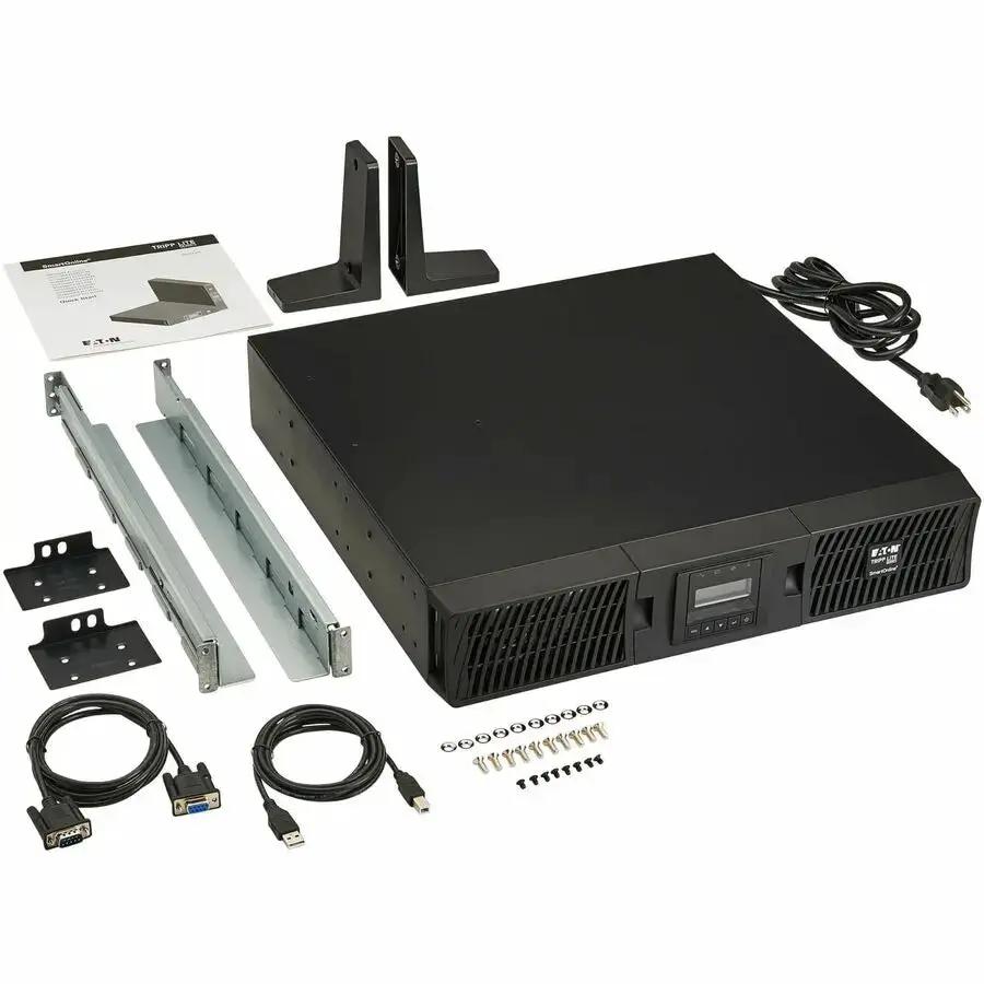 Eaton Corporation Tripp Lite SmartOnline SU750RTXLCD2U 750VA 675W Rack/Tower UPS with LCD Display and Network Management by Eaton Corporation