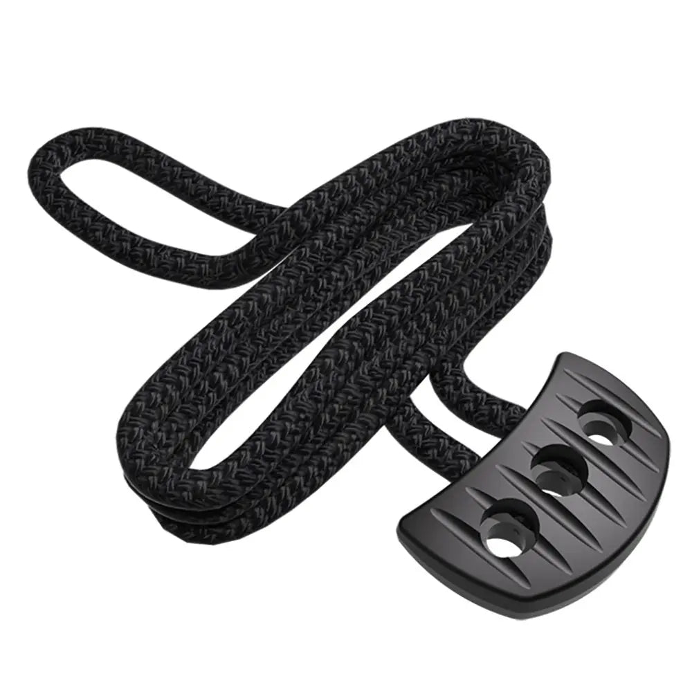 The Snubber Black Pull with Rope - Easy Docking and Handling for Small Vessels