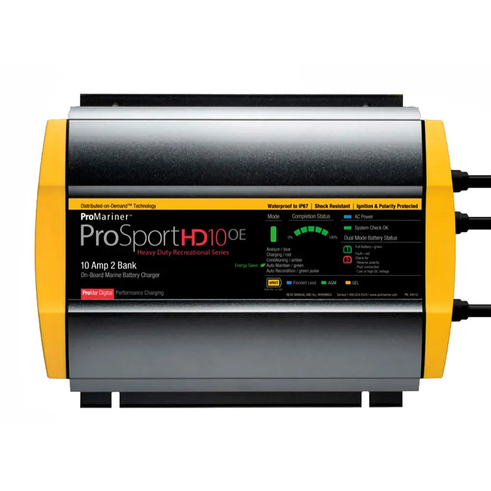ProMariner ProSportHD 10 Gen 4 10 Amp 2-Bank Battery Charger