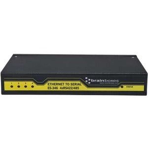 Brainboxes ES-346 4 Port RS422/485 Ethernet to Serial Adapter for Industrial Networking