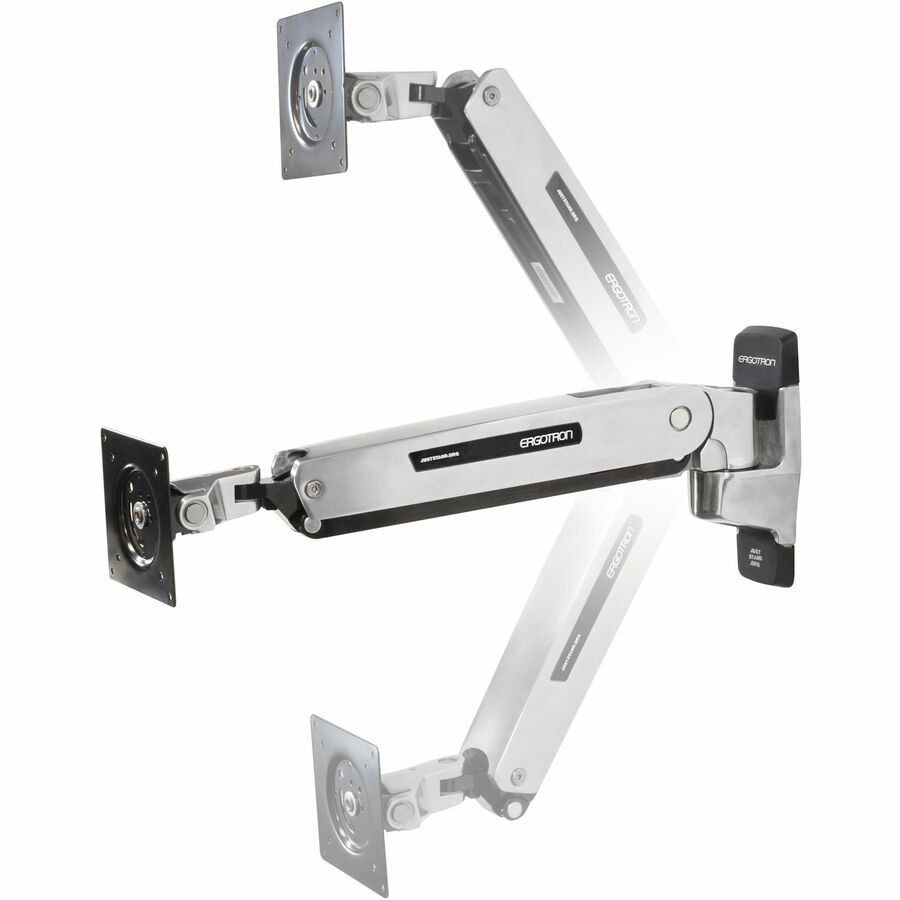 Ergotron Interactive Mounting Arm for TV, Display, and Monitor - Polished Aluminum (Part #45-361-026)