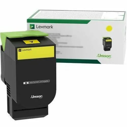 Lexmark Original Standard Yield Yellow Toner Cartridge Part 70C00YG for Lexmark CS Series Printers