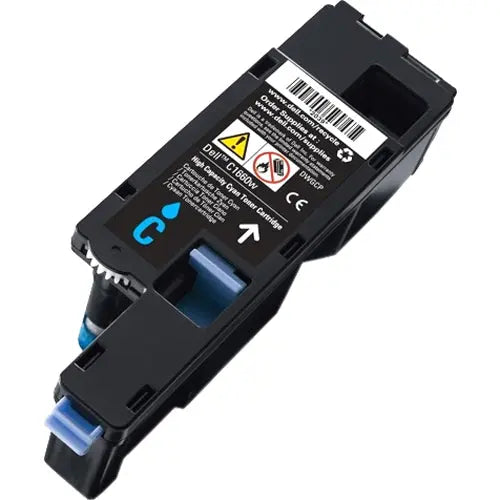 Dell Technologies 1,000 Page Cyan Toner Cartridge for Dell C1660w Color Printer