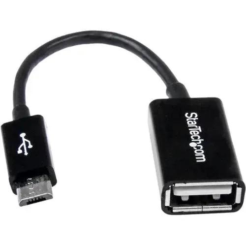 StarTech.com 5in Micro USB to USB OTG Host Adapter M/F (UUSBOTG) by StarTech.com