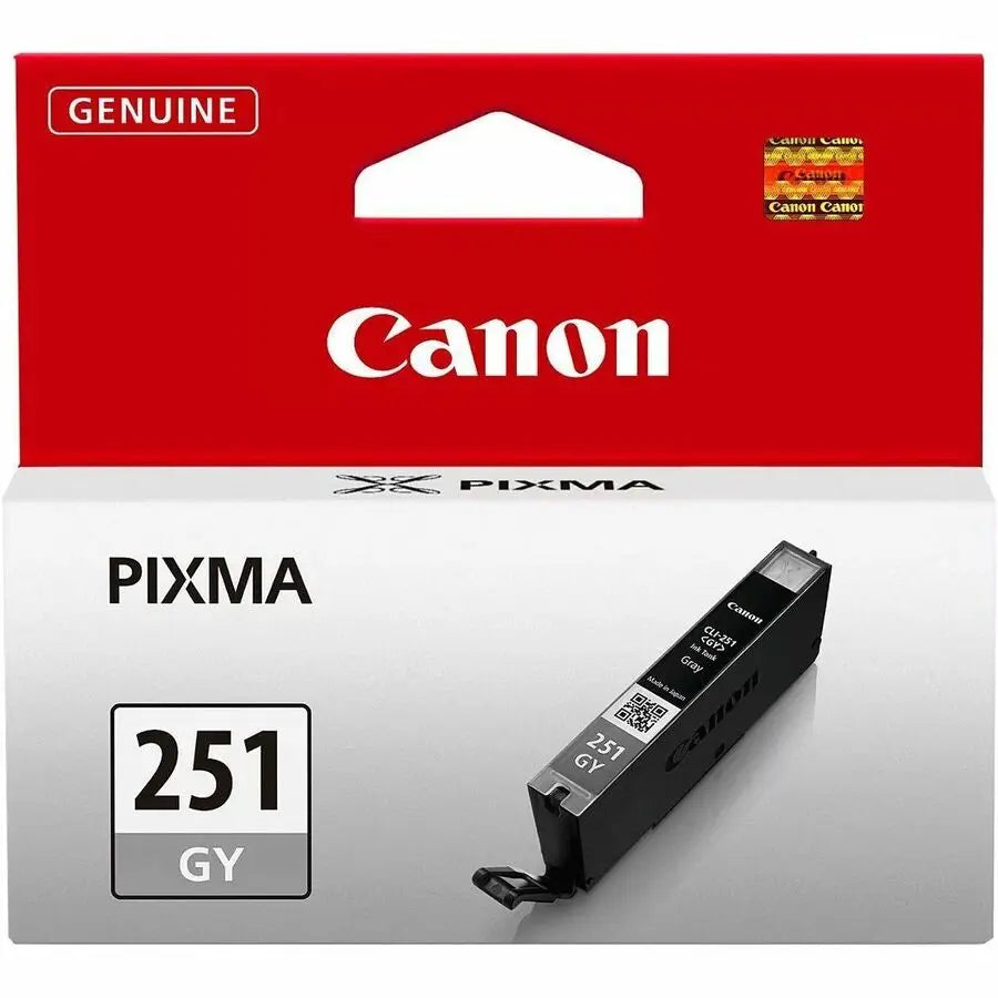 Canon CLI-251 GY Original Gray Ink Cartridge for Canon PIXMA Printers