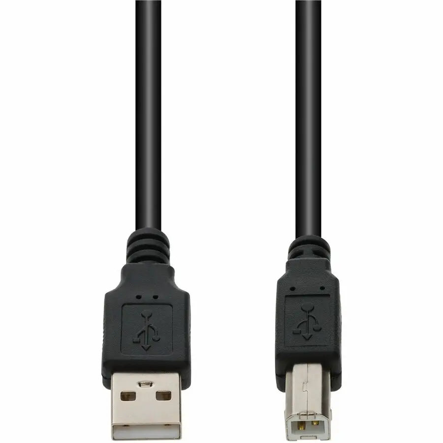 AddOn 6ft USB 2.0 A to B Male Extension Cable - Black by AddOn