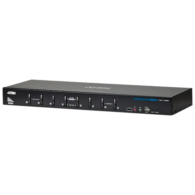 ATEN CS1788 8-Port USB DVI Dual Link KVM Switch for Multi-Monitor Control