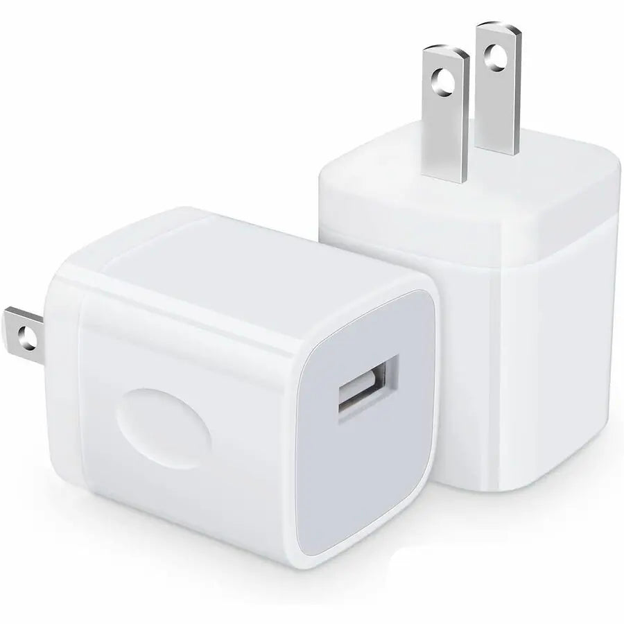 4XEM 5W USB-A Wall Charger for Apple Devices - Compact White Power Adapter