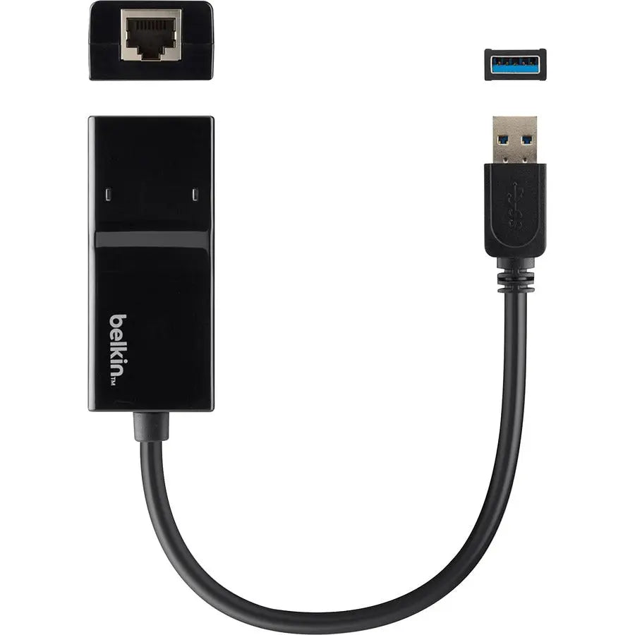 Belkin USB 3.0 to Gigabit Ethernet Adapter B2B048 for Ultrabooks and Tablets