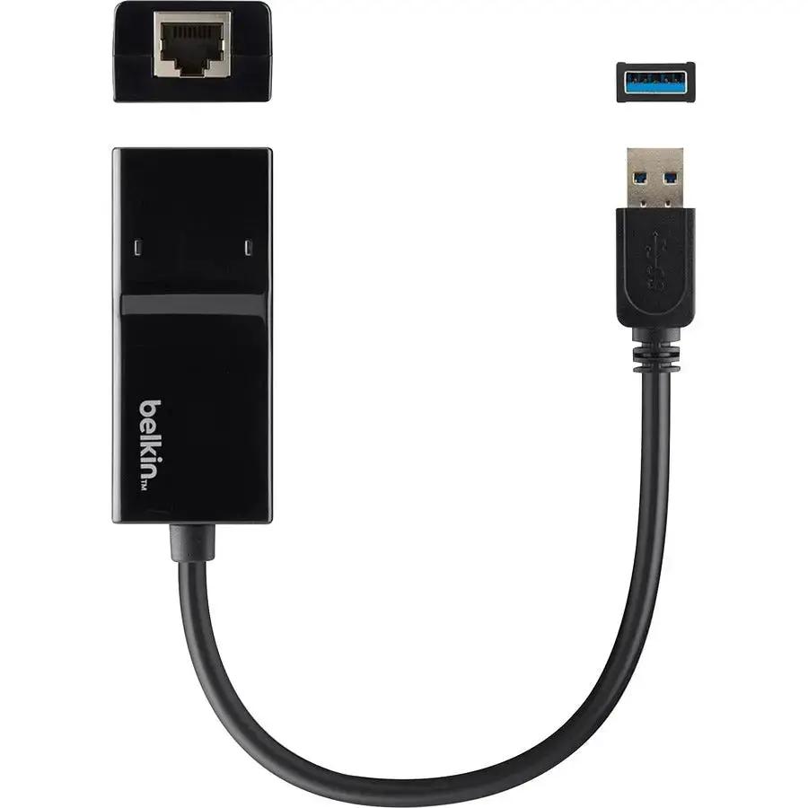 Belkin USB 3.0 to Gigabit Ethernet Adapter B2B048 for Ultrabooks and Tablets