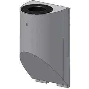 Innovative 8328 Track Mounting Adapter - Black for Secure Display Installation