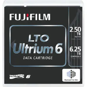 Fujifilm LTO Ultrium 6 Data Cartridge – 2.5TB Native / 6.25TB Compressed Storage, Barium Ferrite Technology