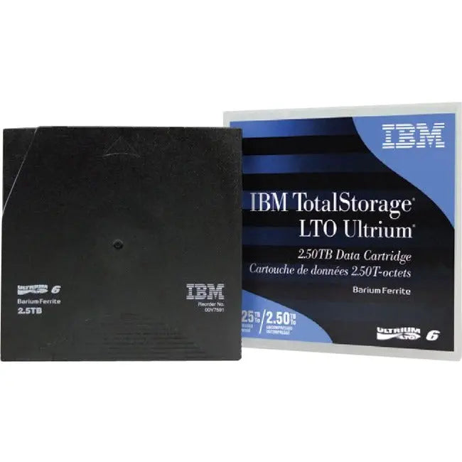 IBM LTO Ultrium 6 Data Cartridge – Reliable 2.5TB Native Storage for Archiving and Backup