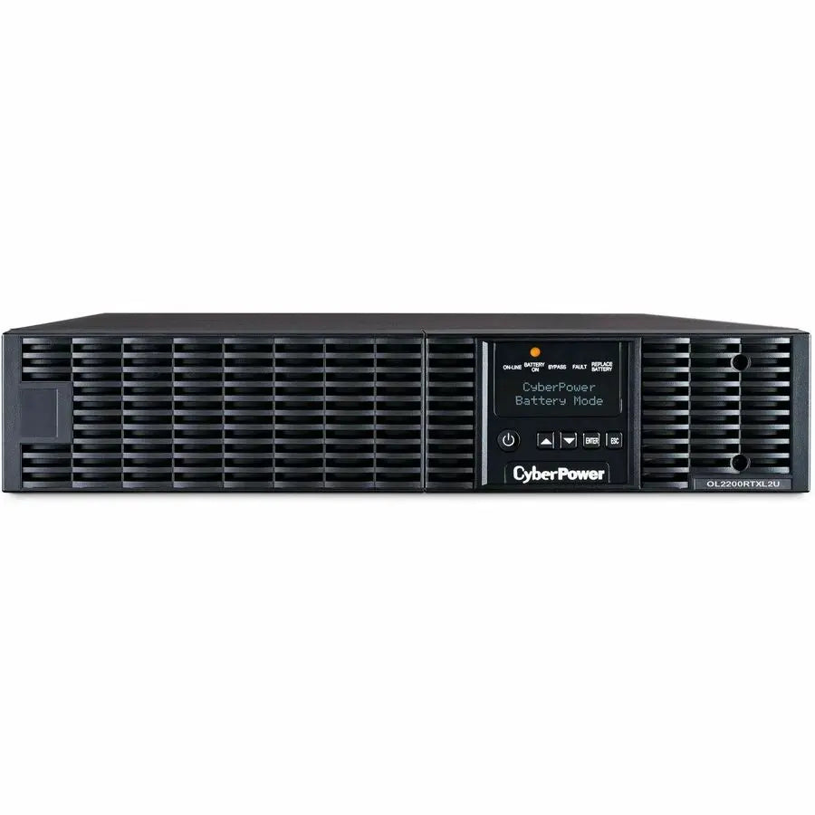 CyberPower OL2200RTXL2U Smart App Online UPS System with 2200VA, 2U Rack/Tower Design, Sine Wave Output, and Extended Battery Module