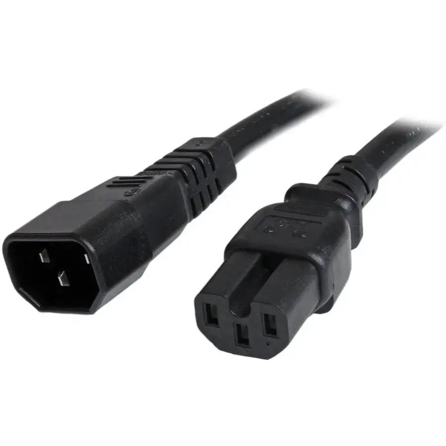 StarTech.com PXTC14C153 3 ft Heavy Duty IEC C14 to C15 Power Cord for Data Centers and Servers by StarTech.com
