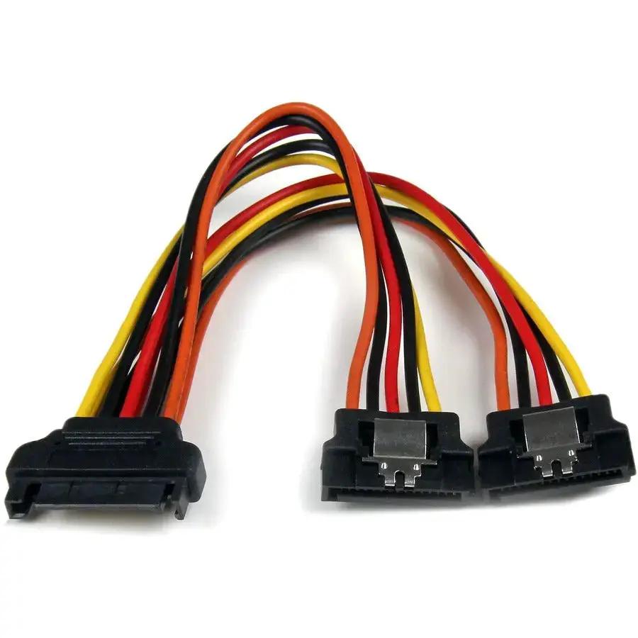 StarTech.com 6-inch Latching SATA Power Y Splitter Cable Adapter - M/F by StarTech.com