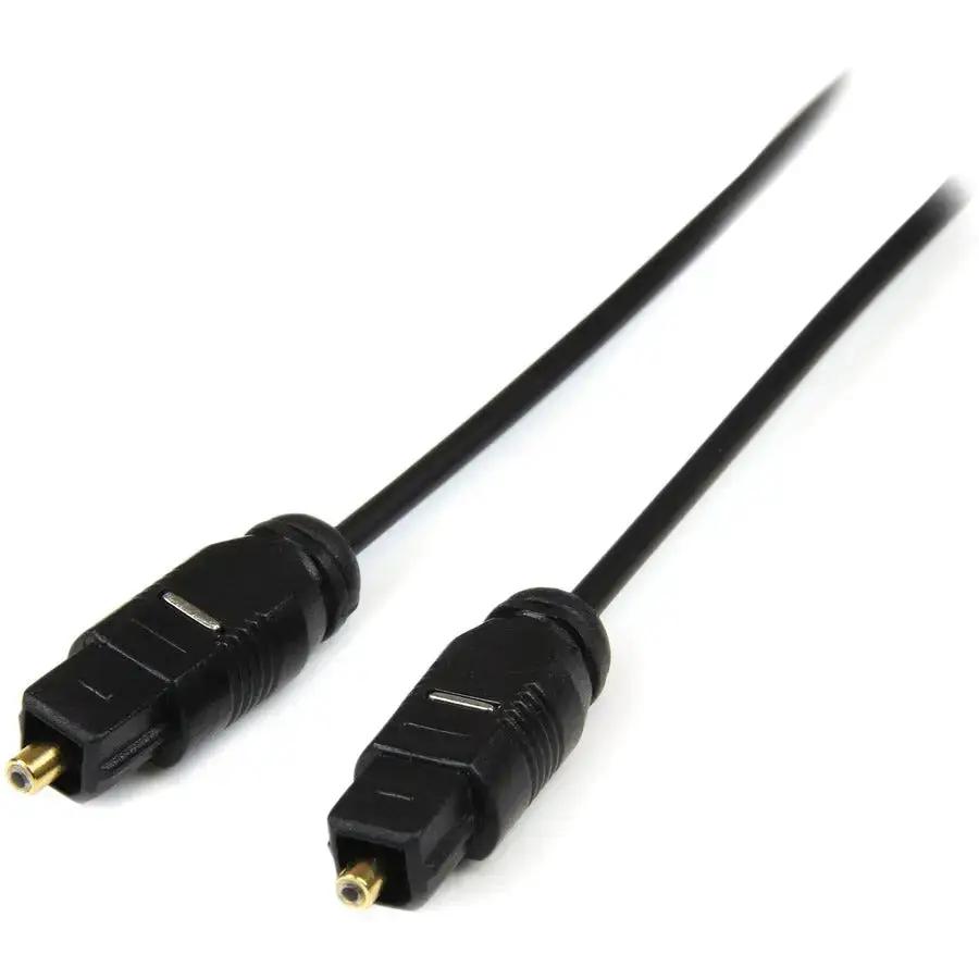 StarTech.com 15 ft Thin Toslink Digital Optical SPDIF Audio Cable - High-Quality Digital Sound Connection by StarTech.com