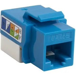 4XEM Cat5e RJ45 Keystone Jack UTP 110-Type - Blue