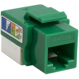 4XEM Cat5e RJ45 Keystone Jack UTP 110-Type (Green) for Reliable Network Connections