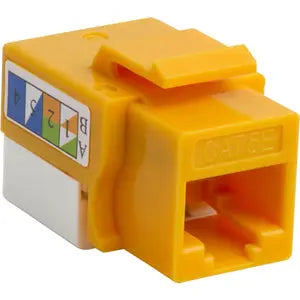 4XEM Cat5e RJ45 Keystone Jack UTP 110-Type - Yellow