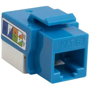 4XEM Cat6 RJ45 Keystone Jack UTP 110-Type (Blue)