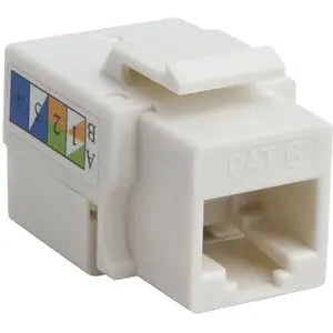 4XEM Cat6 RJ45 Keystone Jack UTP 110-Type White - Reliable Networking Connector