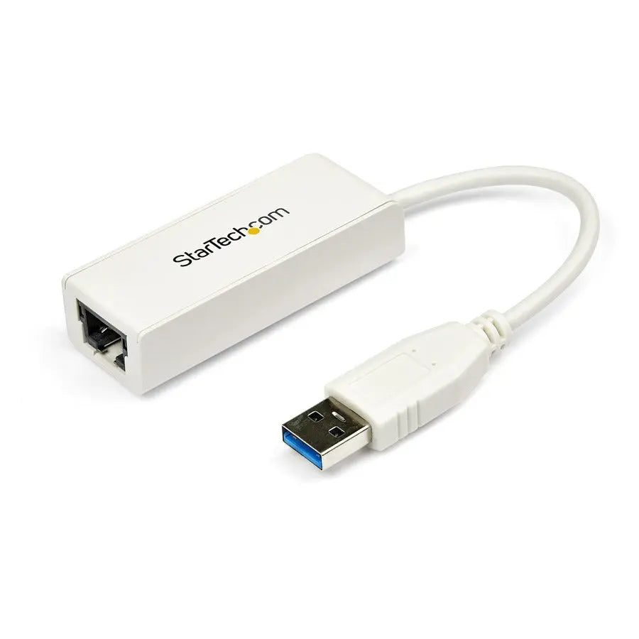 StarTech.com USB 3.0 to Gigabit Ethernet Adapter (Part No. USB31000SW) - White