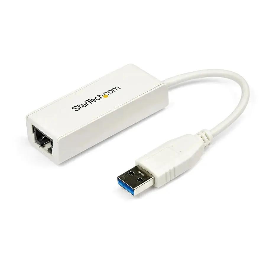StarTech.com USB 3.0 to Gigabit Ethernet Adapter (Part No. USB31000SW) - White by StarTech.com