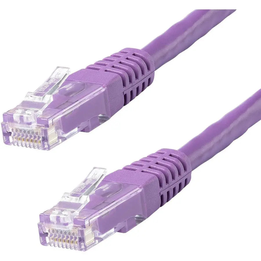 StarTech.com 50ft Purple Cat6 Ethernet Patch Cable - Gigabit UTP Network Cable with PoE Support and ETL Certification by StarTech.com