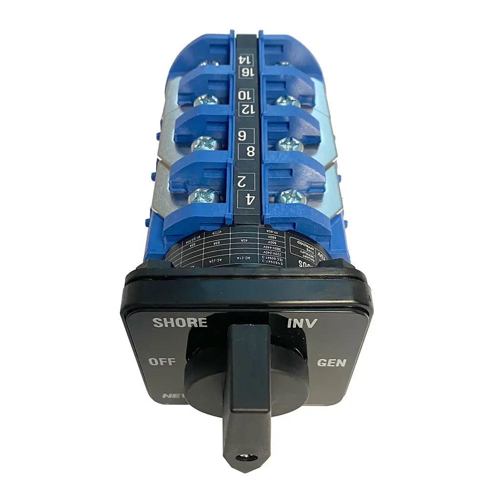 Newmar Power SS Switch 7.5 INV AC Selector Switch for Marine and RV Applications