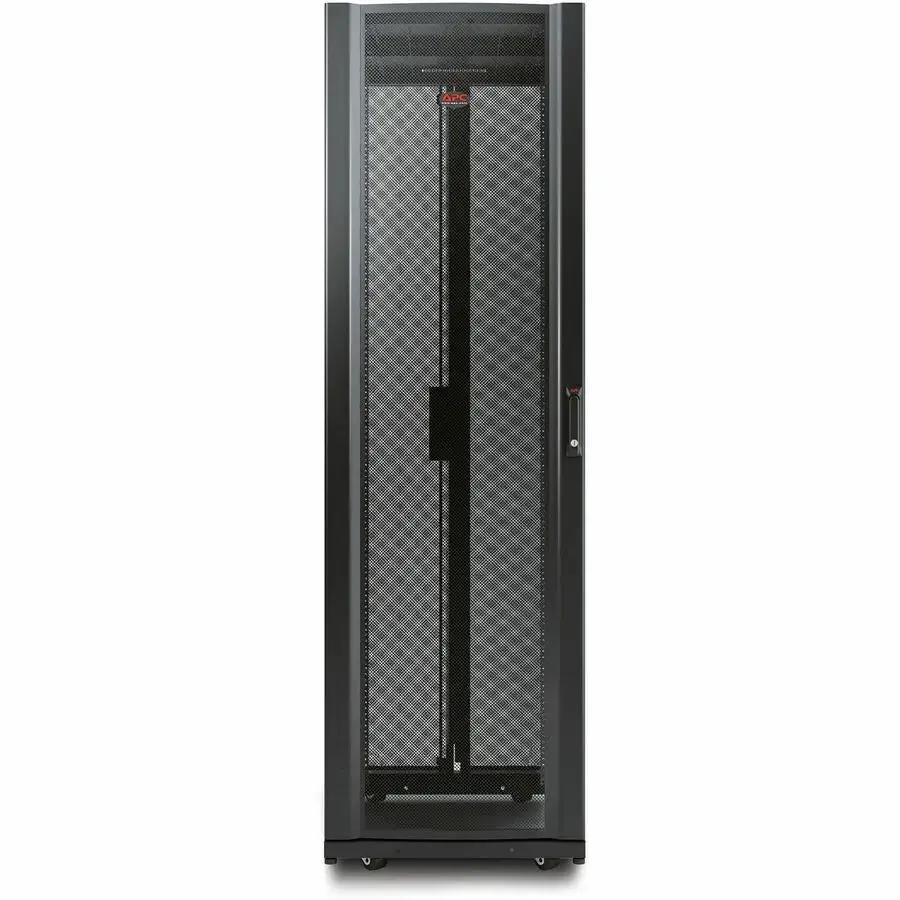 APC NetShelter AR3810 42U Server Rack Enclosure with 10-32 Threaded Rails, Black by Schneider Electric SA
