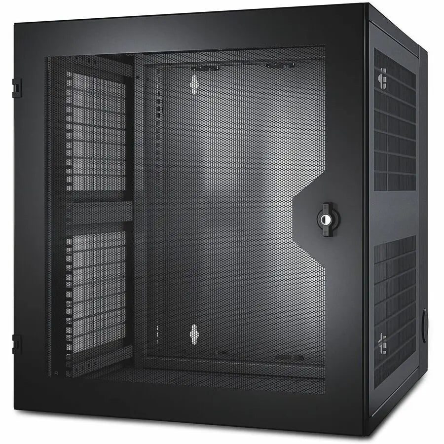 APC NetShelter 13U Wallmount Rack Cabinet Vented Door Double Hinged Server Depth