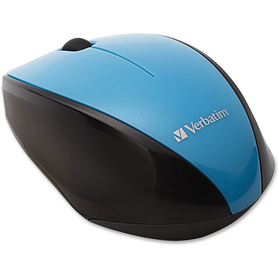 Verbatim Wireless Multi-Trac Blue LED Optical Mouse, Blue, Part Number 97993