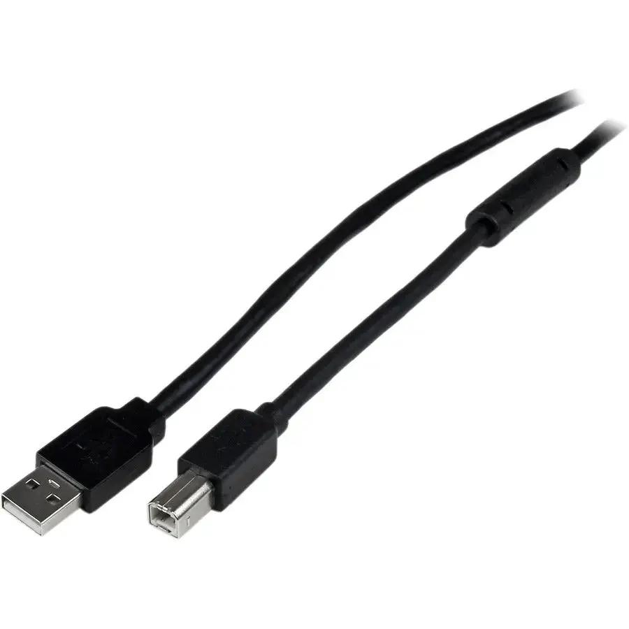 StarTech.com 65ft (20m) Active USB 2.0 A to B Cable - Long USB Printer Cable, Black by StarTech.com