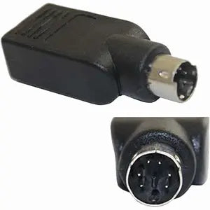 4XEM PS/2 to USB Keyboard Adapter - Connect Legacy PS/2 Keyboards to Modern USB Ports