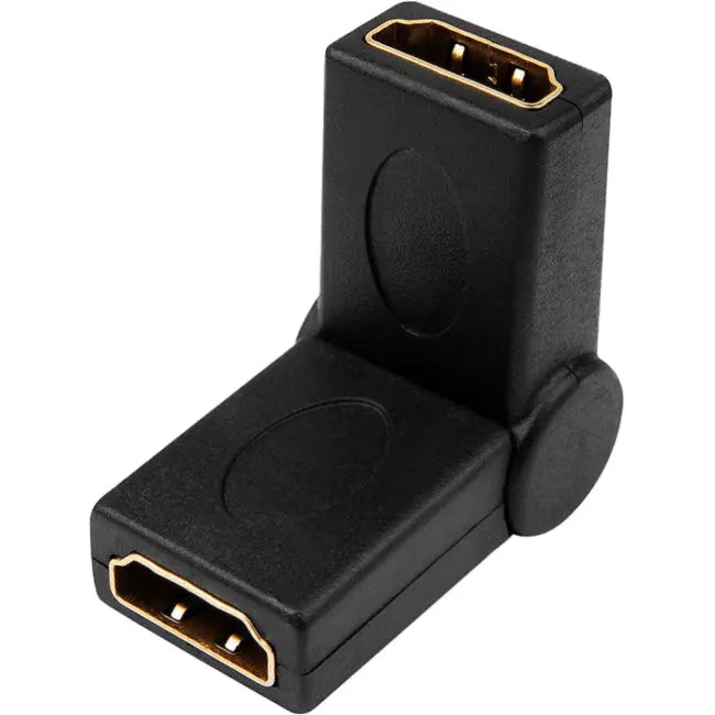 4XEM 90 Degree Swivel HDMI Female to HDMI Female Adapter – Flexible, High-Quality Connection for Home Theater and Office Setup