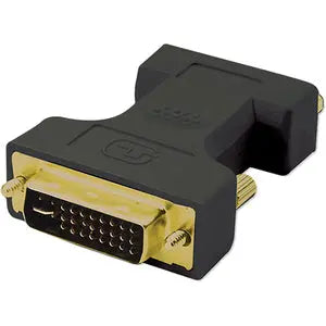 4XEM DVI Male to VGA Female Adapter - Seamless Video Conversion for Monitors and Projectors
