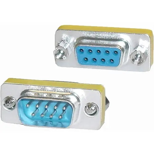 4XEM DB9 Serial 9-Pin Male to Female Adapter - High-Quality Metal Data Transfer Solution